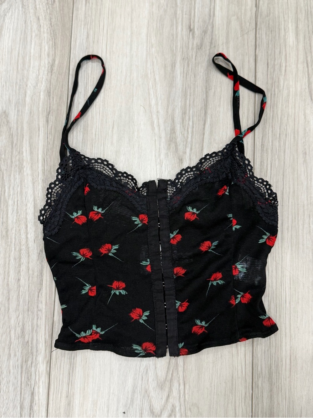 Princess Polly Rose Lace-Trim Cami